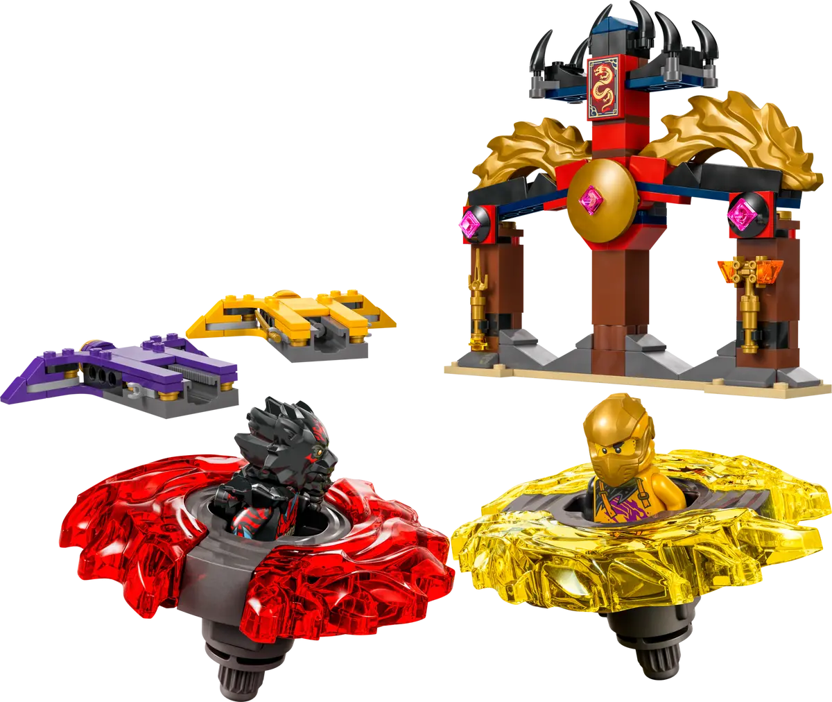 LEGO® Ninjago® 71826 Pachet de luptă cu dragoni Spinjitzu
