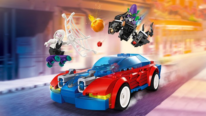 LEGO® Marvel 76279 Spider-Mans Rennauto & Venom Green Goblin