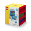 LEGO® Organizer mit drei Schubladen - Rot