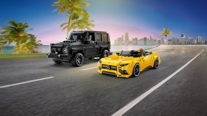 LEGO® Speed Champions 76924 Mercedes-AMG G 63 et Mercedes-AMG SL 63