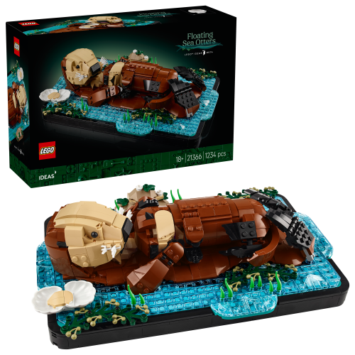 LEGO® Ideas 21366 Les loutres câlines