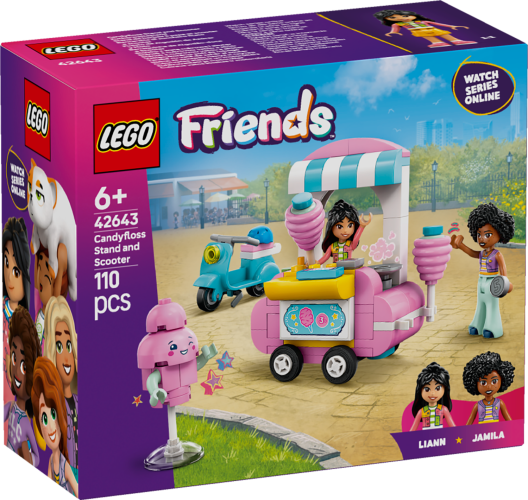 LEGO® Friends 42643 Suikerspinkraam en scooter