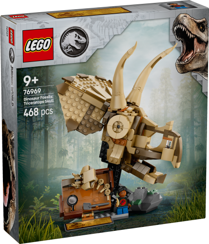 LEGO® Jurassic World™ 76969 Dinosaurier-Fossilien: Triceratops-Schädel