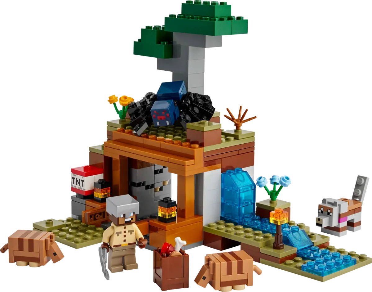 LEGO® Minecraft® 21269 Expediția de minerit cu Tatu | KITSTORE.cz