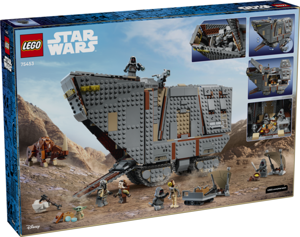 LEGO® Star Wars TM 75453 Le Sandcrawler™ d'Offworld et le Mudhorn