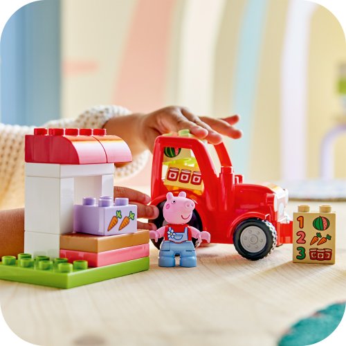 LEGO® DUPLO Peppa Pig 10468 Traktor und Marktstand