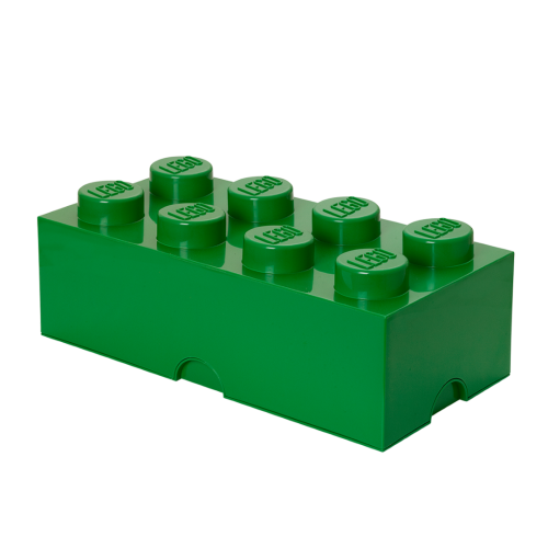 LEGO® Aufbewahrungsbox 8 - dunkelgrün