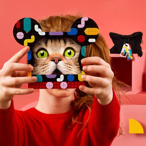 LEGO® DOTS 41964 Casetă Mickey Mouse și Minnie Mouse pentru