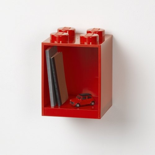 LEGO® Brick 4 prateleira suspensa - vermelho