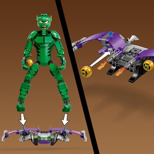 LEGO® Marvel 76284 Figurine du Bouffon Vert à construire