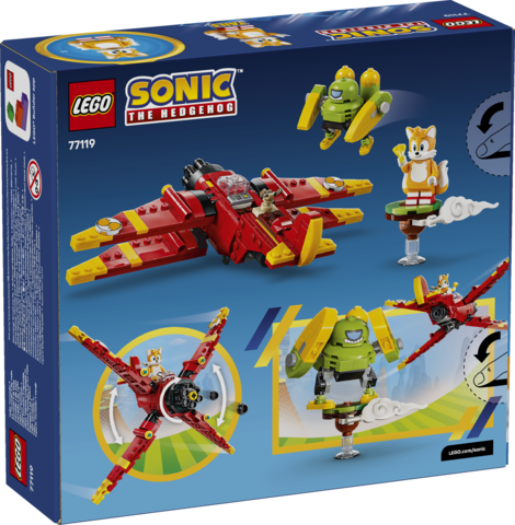LEGO® Sonic the Hedgehog™ 77119 Tails Tornado-1 repülője