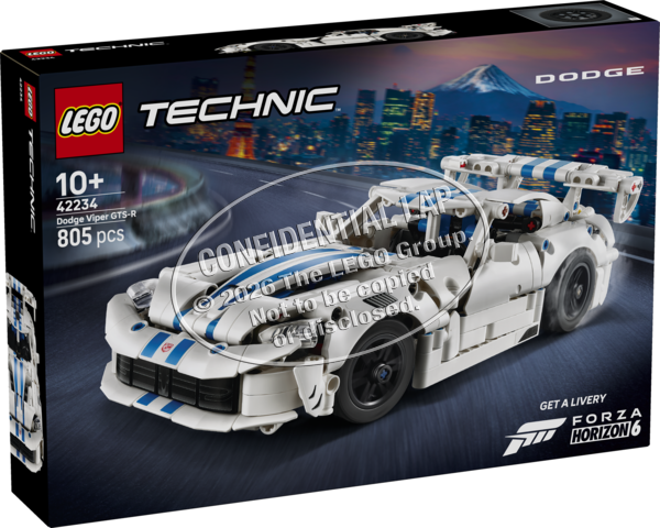 LEGO® Technic 42234 Dodge Viper GTS-R Sportwagen
