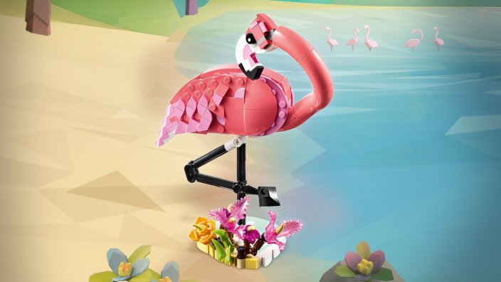 LEGO® Creator 3-in-1 31170 Divoké zvieratá: Ružový plameniak