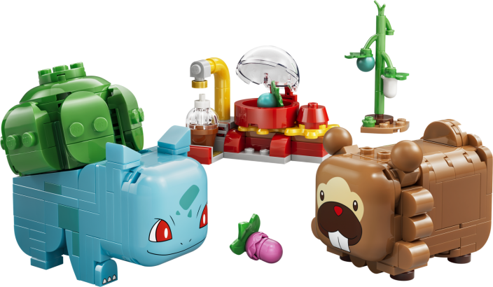 LEGO® Pokémon™ 72155 SMART Play™: Bulbasaur i Bidoof z krzewem jagody