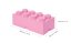 LEGO® Boîte de rangement 8 - rose clair