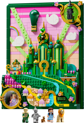 LEGO® Wicked 75685 Emerald City Wandkunst
