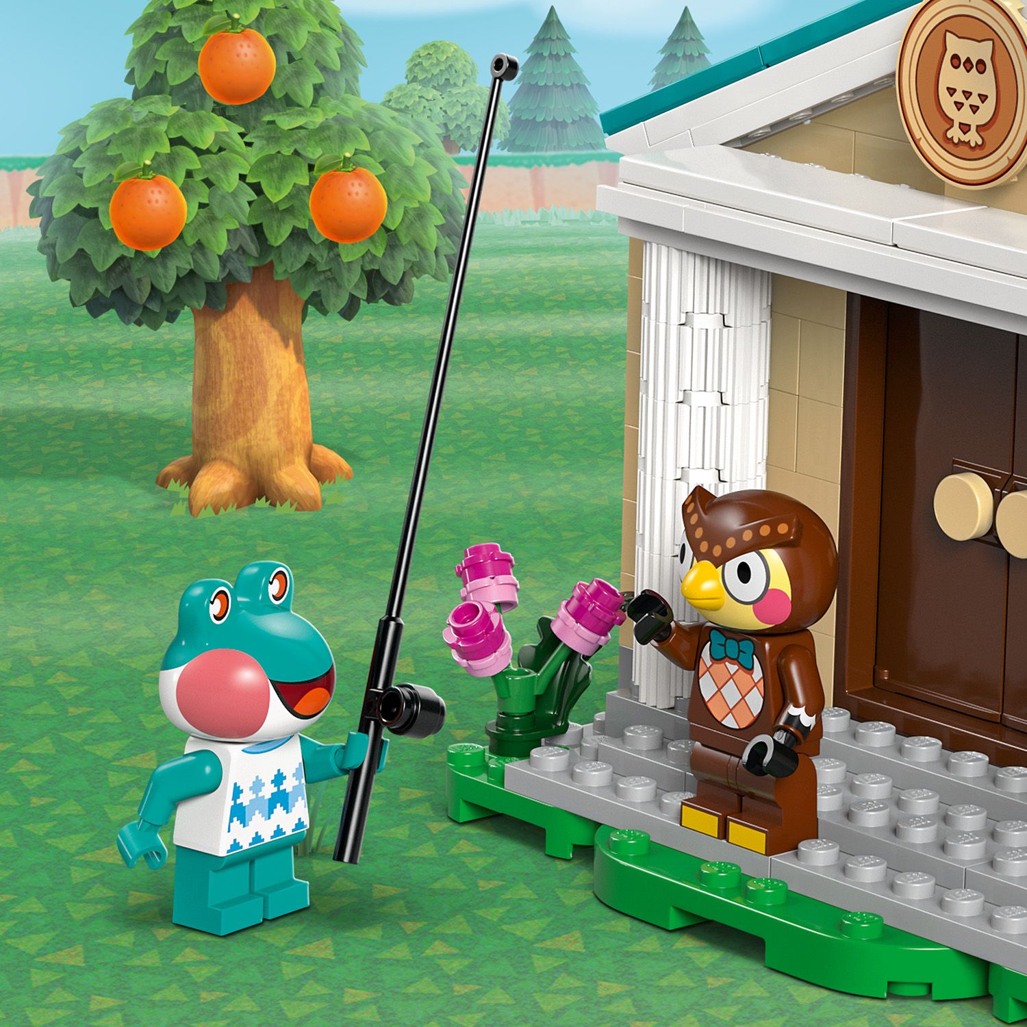 LEGO® Animal Crossing 77056 フータと森の博物館 | KITSTORE.cz