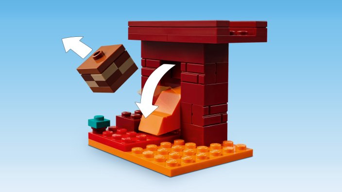 LEGO® Minecraft® 21266 Csata az alvilági lávatónál