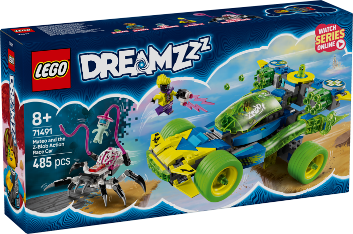 LEGO® DREAMZzz™ 71491 Mateo mit dem Z-Blob Action-Rennwagen