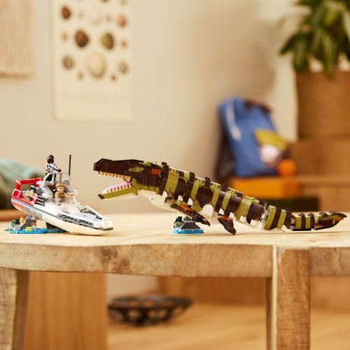 LEGO® Jurassic World 76974 L’attacco del Mosasauro in mattoncini