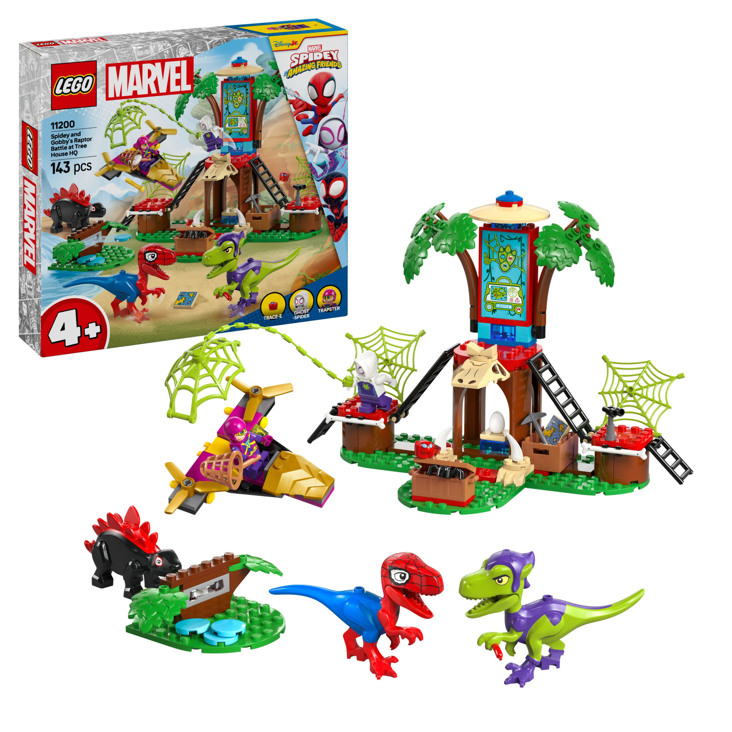 LEGO® Marvel 11200 Înfruntarea dintre dinozaurii Spidey și Gobby