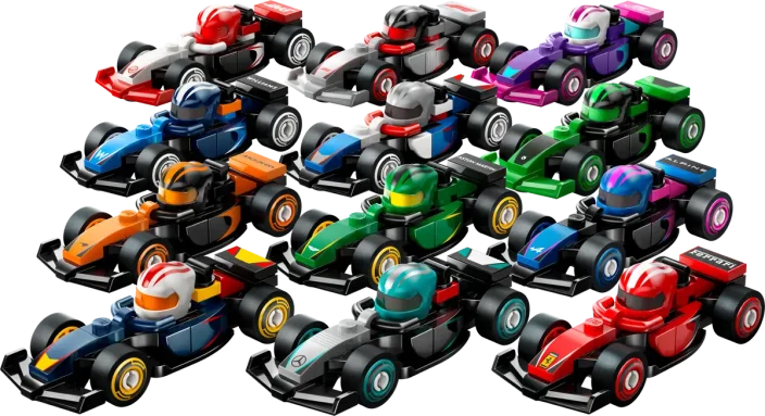 LEGO® Minifigúrky 71049 Zberateľské pretekárske autá F1® - box - 36 ks