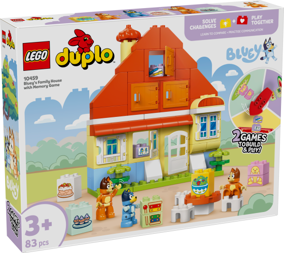 LEGO® DUPLO® Bluey 10459 Dům Bluey a paměťová hra
