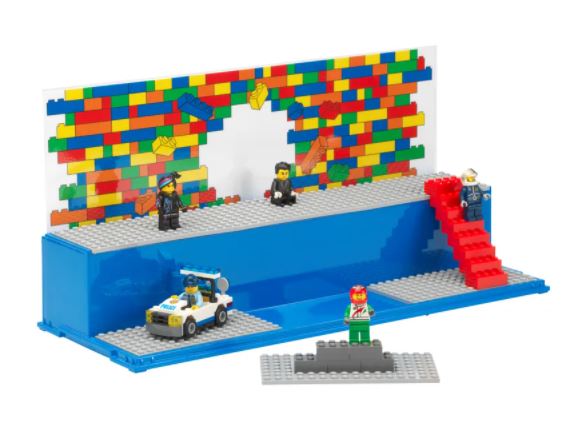 LEGO® 5006157 Vitrínka na hranie a vystavovanie - modrá