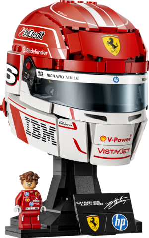 LEGO® F1 43014 Capacete Scuderia Ferrari HP de Charles Leclerc