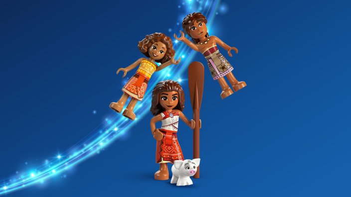 LEGO® Disney™ 43270 Canoa de Aventuras da Vaiana