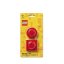 LEGO® Aimants, lot de 2 - rouge