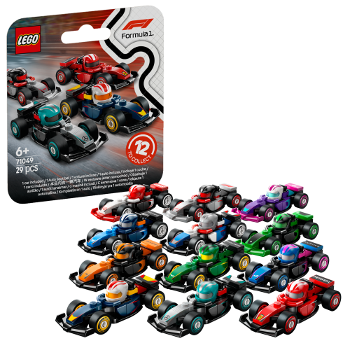 LEGO® Minifigúrky 71049 Zberateľské pretekárske autá F1® - box - 36 ks