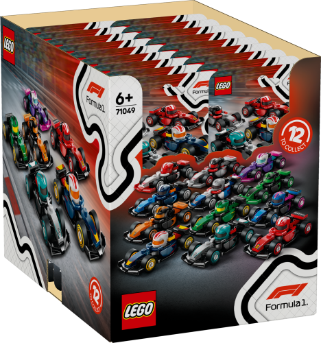 LEGO® Minifigúrky 71049 Zberateľské pretekárske autá F1® - box - 36 ks