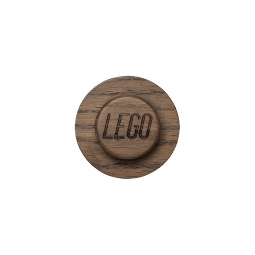 LEGO® appendiabiti da parete in legno, 3 pezzi (rovere - tinto scuro)