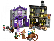 LEGO® Harry Potter™ 76439 Magazinul de baghete Ollivander și magazinul de haine al lui Madam Malkin