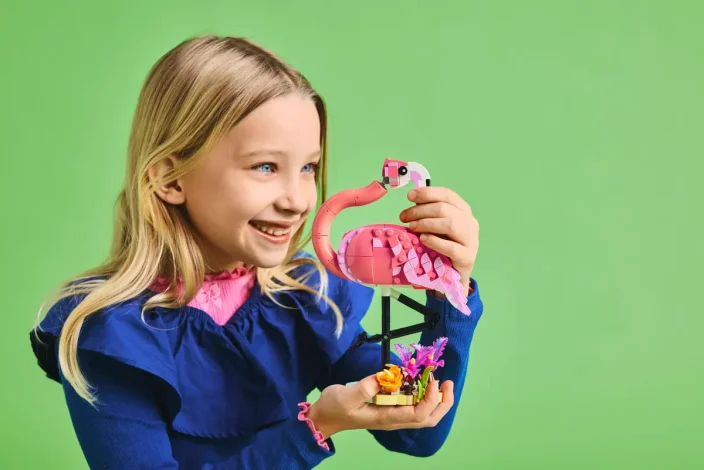 LEGO® Creator 3-in-1 31170 Animais Selvagens: Flamingo Cor-de-rosa