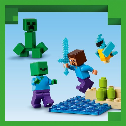 LEGO® Minecraft 21275 La maison en TNT de la jungle