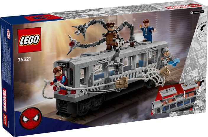 LEGO® Super Heroes 76321 La scène du train de Spider-Man et Docteur Octopus