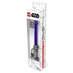 LEGO® Star Wars gelové pero Světelný meč s klipem - fialové