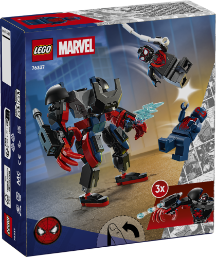 LEGO® Super Heroes 76337 Le robot de Miles Morales contre Spider-Man 2099