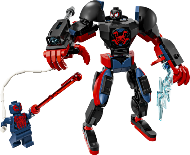 LEGO® Super Heroes 76337 Le robot de Miles Morales contre Spider-Man 2099