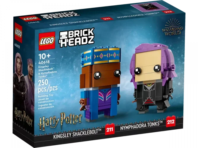 LEGO® BrickHeadz 40618 Kingsley Shacklebolt™ a Nymphadora Tonksová