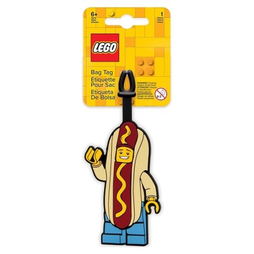LEGO® Iconic Etiqueta de nome para bagagem - Hot Dog