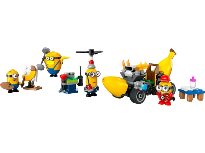LEGO®  Despicable Me 4 75580 Minionki i bananowóz