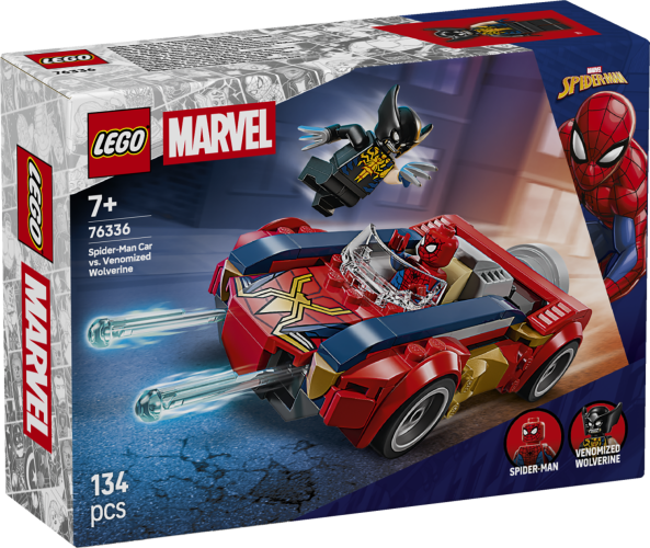 LEGO® | Marvel 76336 Pókember a venomizált Farkas ellen