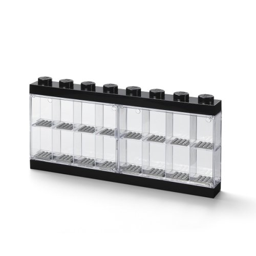 LEGO® caja coleccionable para 16 minifiguras - negro