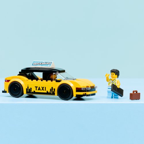 LEGO® City 60487 Taxi giallo