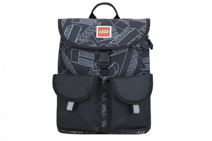 LEGO® Tribini HAPPY pequena mochila - preto