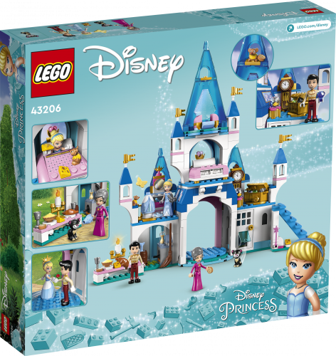 LEGO® Disney™ 43206 Il castello di Cenerentola e del Principe azzurro