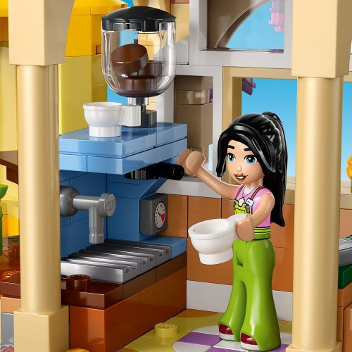 LEGO Friends 42671 Kavárna plná rostlin a květinářství